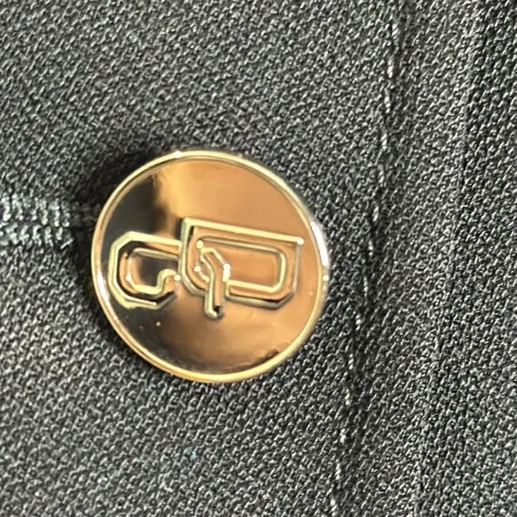 DOLCE &GABBANA  blazer skirt suit size 40-xS black gold button luxury classic - Picture 11 of 16